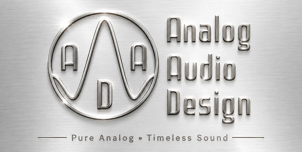 Analog Audio Design editorial identity mark